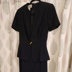 160. Evan Picone black dress